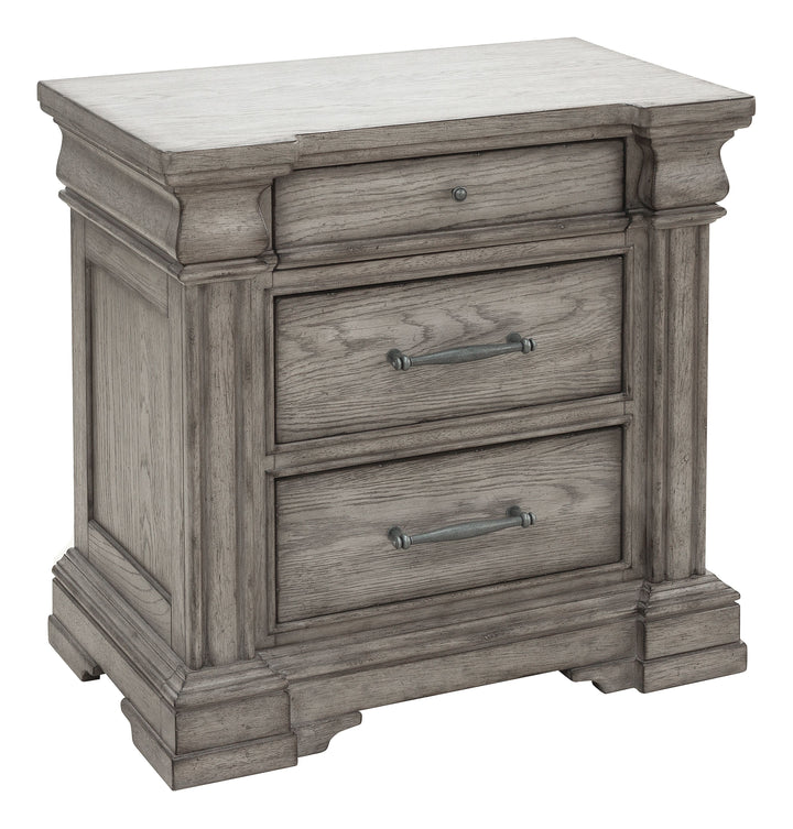 Madison Ridge Heritage Taupe 3 Drawer Nightstand - P091140