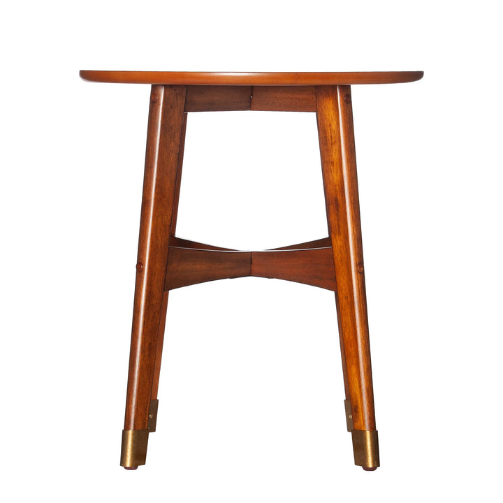 Rhoda Round Midcentury Modern End Table - AmericanHomeFurniture