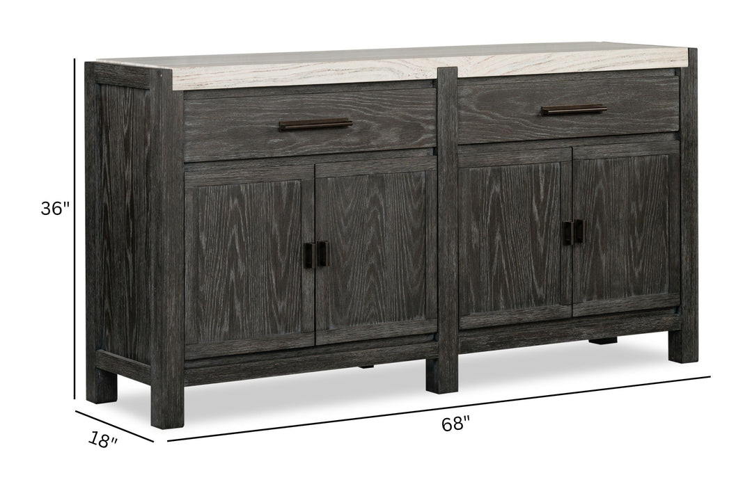 Plum Creek Ravenwood Black Sideboard - D5990-12