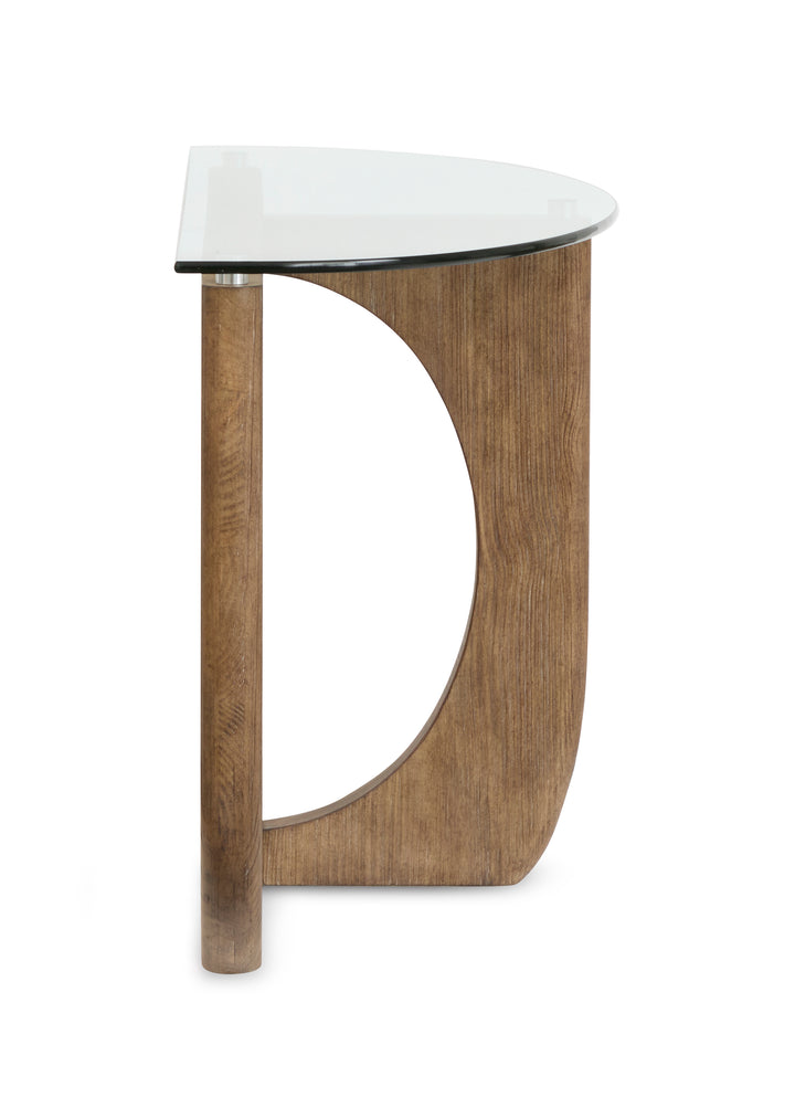 Lainey Almond Demilune Sofa Table - T5951-75