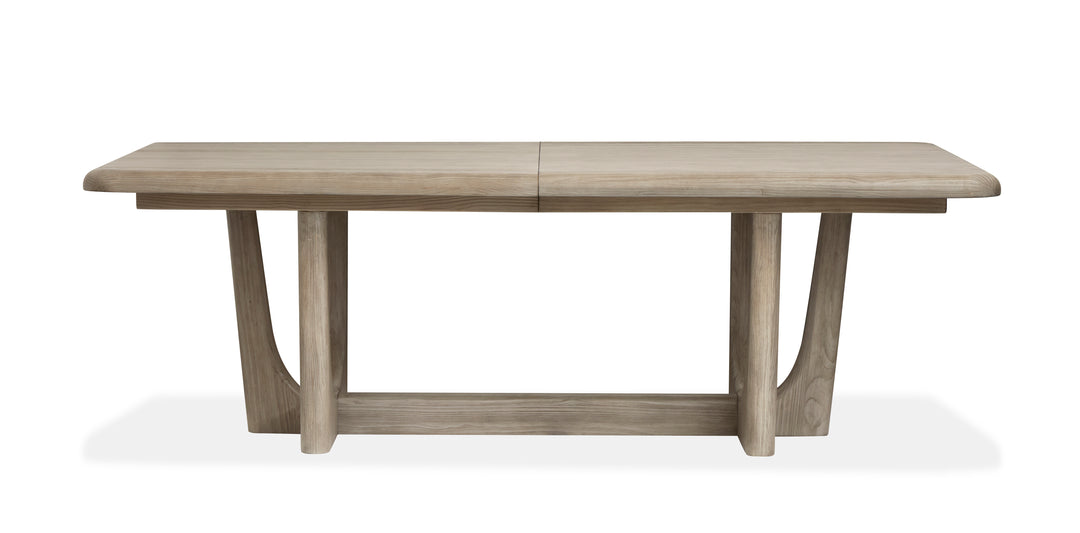 Braelyn Dorian Grey Extendable Trestle Dining Table - D5874-21