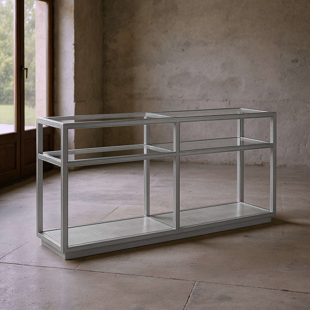 Glaze Console Table-Vintage Blue