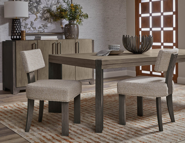 Anderson Park Moose Trail And Frontier Brown Klismos Dining Chair - Set of 2 - P402260