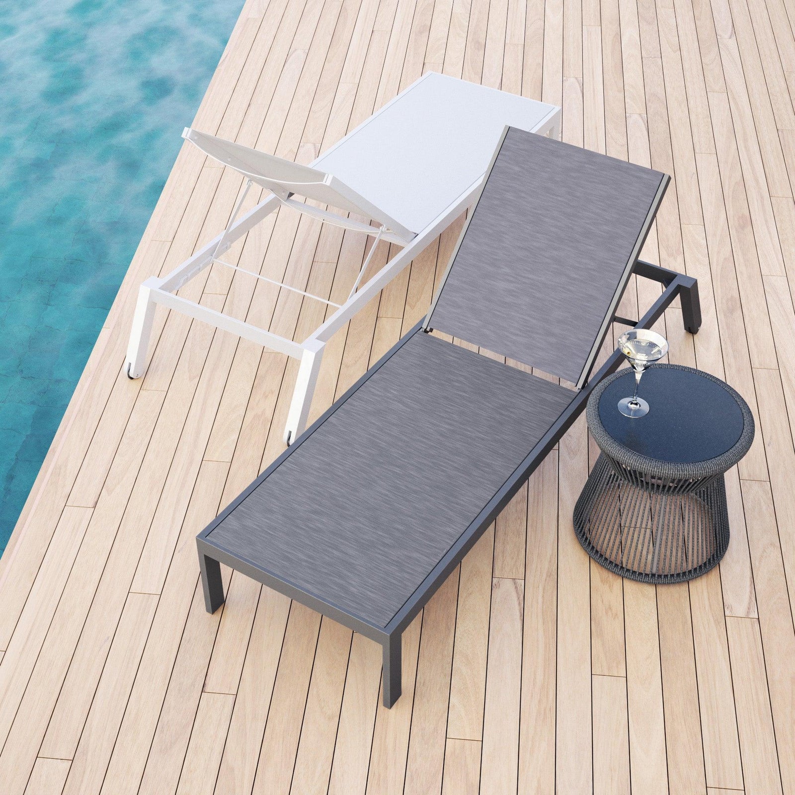 Sunset West Vegas Stackable Chaise Lounge OUTDOOR CHAISE LOUNGES
