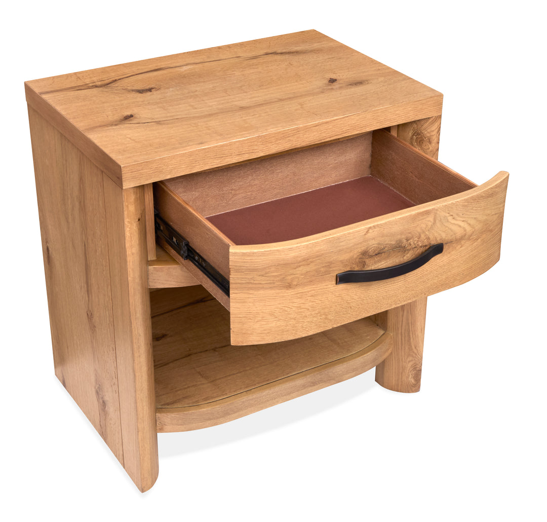 Laramie Honey Wheat Open Nightstand - B6433-05