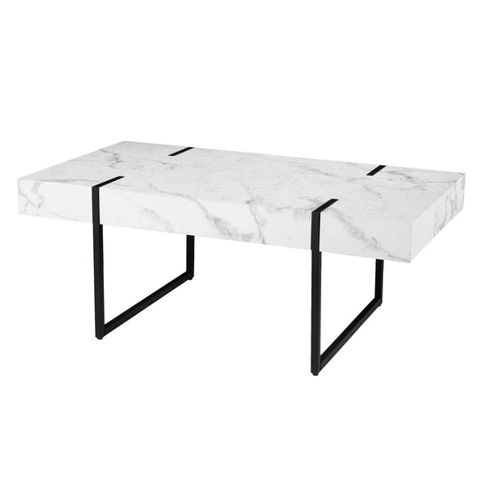 SEI Furniture Rangley Modern Faux Marble Cocktail Table COFFEE TABLES