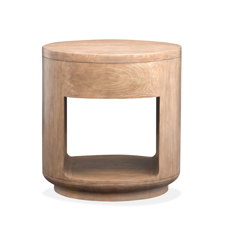 Sanford Chateau Brown Round End Table - T6318-05
