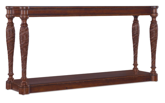 16.00"D x 64.00"W x 32.00"H/Dark Wood
