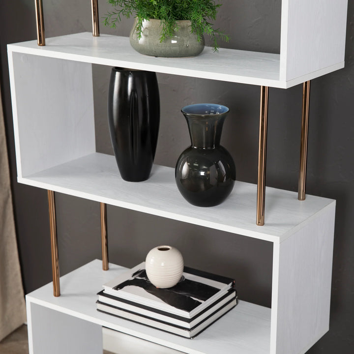 Beckerman Asymmetrical Etagere - AmericanHomeFurniture