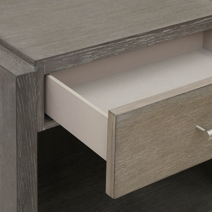 Anderson Park Moose Trail And Frontier Brown Open Nightstand - P402141