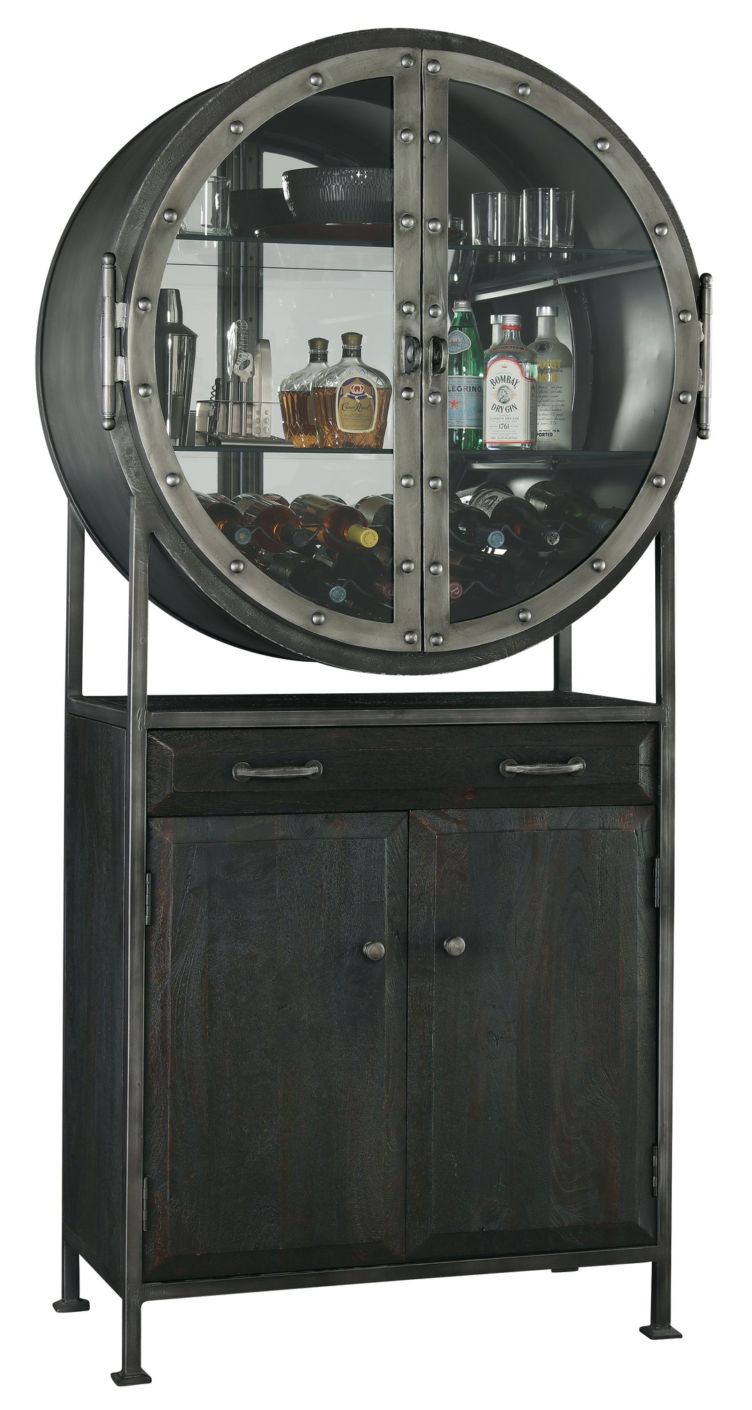 American Home Furniture | Howard Miller - Rob Roy II Wine & Bar Cabinet