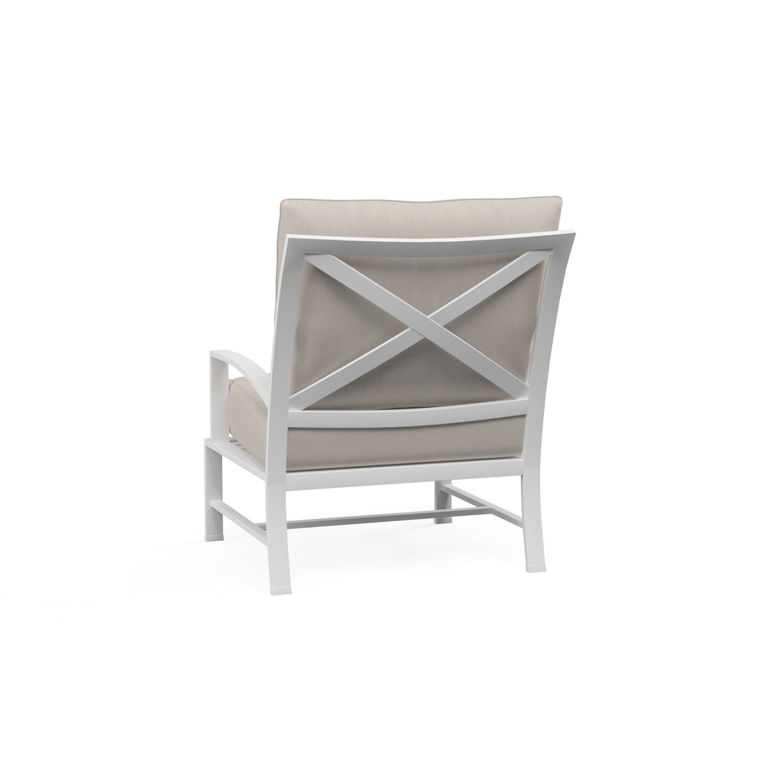 American Home Furniture | Sunset West - Bristol Club Chair Canvas Flax in Canvas Flax w/ Self Welt