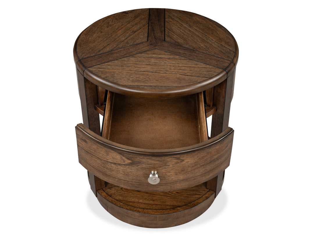 Connolly Brown Drawer End Table - T6499-16