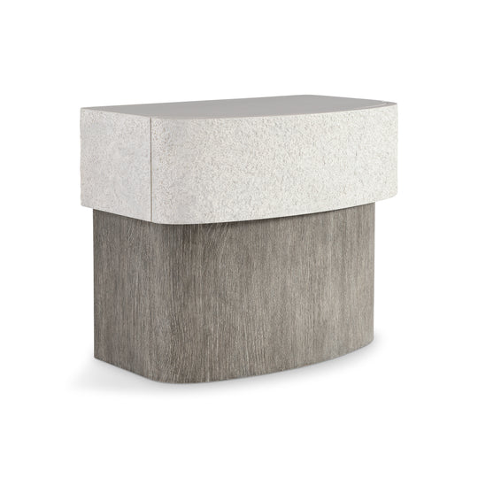 Monolith Faux Stone Nightstand