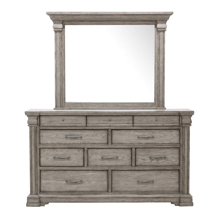 Madison Ridge Framed Dresser Mirror - AmericanHomeFurniture