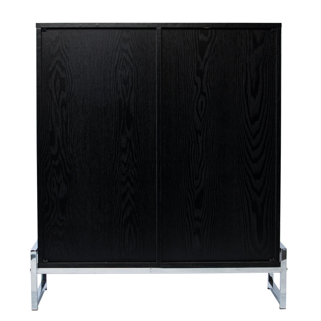 Pierton Double-Door Bar Cabinet - AmericanHomeFurniture