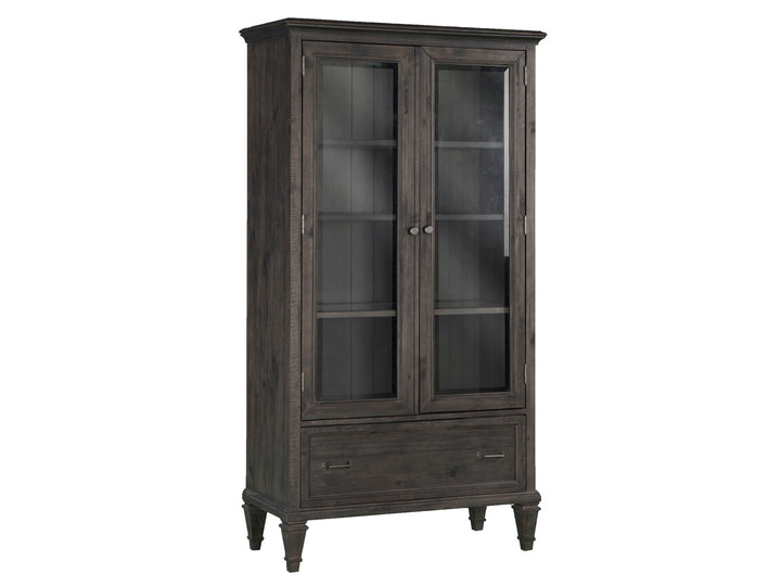 Sutton Place Weathered Charcoal Door Bookcase - H3612-22