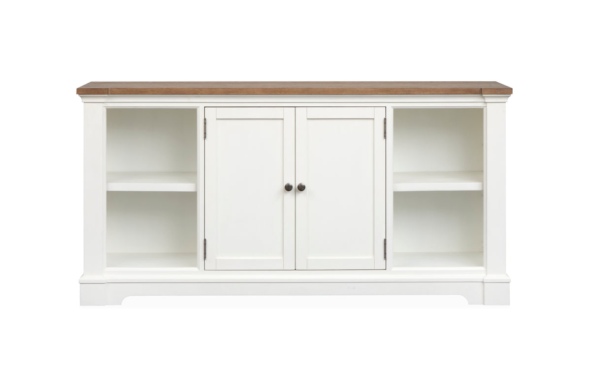 Kingston Whisper White And Cerused Nutmeg Credenza - D6407-11