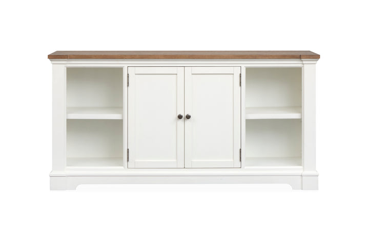 Kingston Whisper White And Cerused Nutmeg Credenza - D6407-11