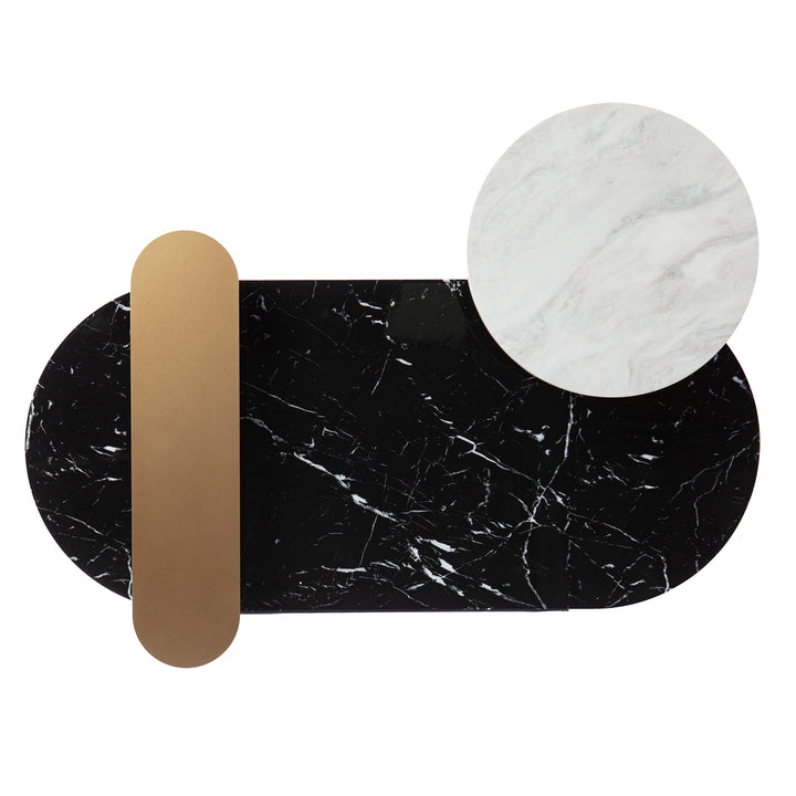 American Home Furniture | SEI Furniture - Arcklid Faux Marble Cocktail Table w/ Storage
