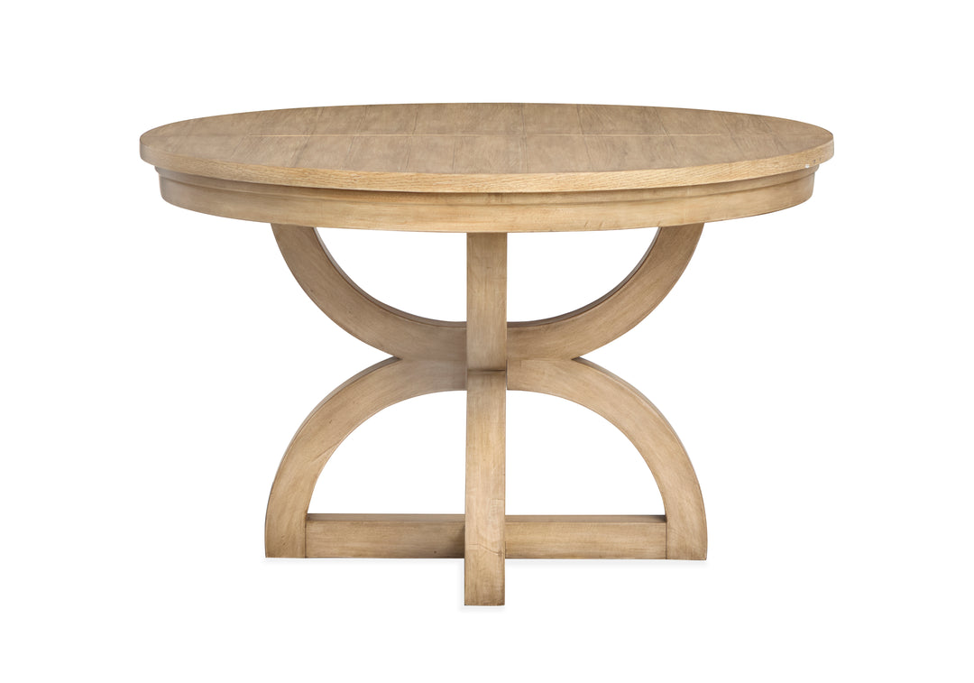 Coventry Honey Maple Extendable 48" Round Dining Table - D6480-22