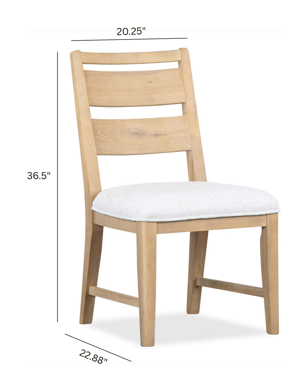 Somerset Butternut Upholstered Side Chair - Set of 2 - D5684-62