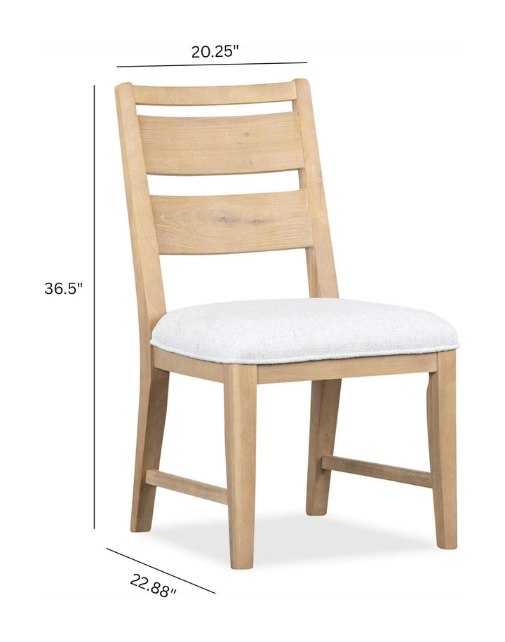 Somerset Butternut Upholstered Side Chair - Set of 2 - D5684-62