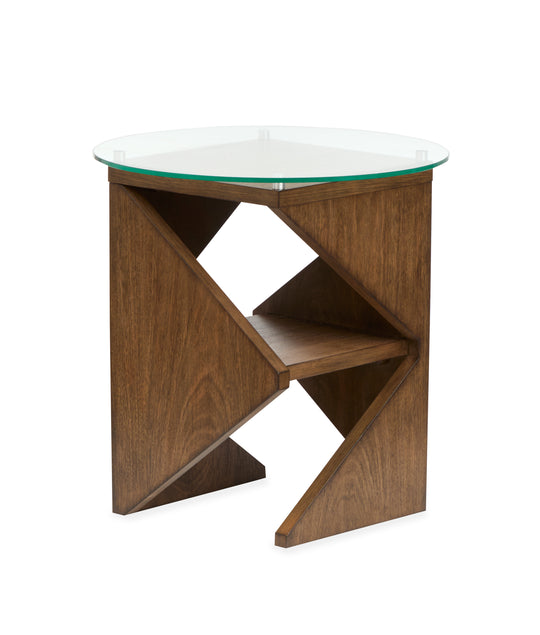 Vector Russet Round Accent Table - T6502-35