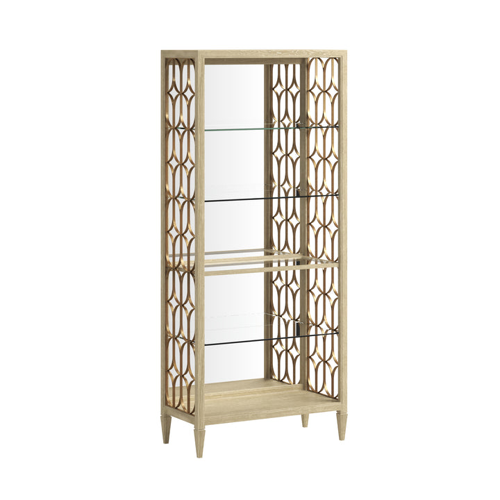 Eave Etagere/Bookcase-Sundrench Oak