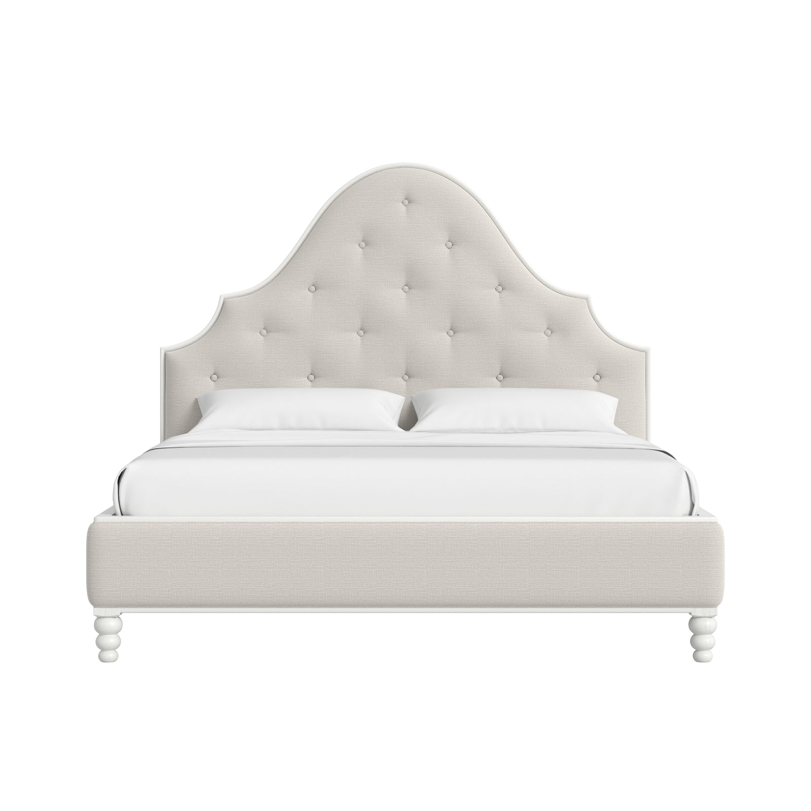 Haven QN Uph Bed-Warm White