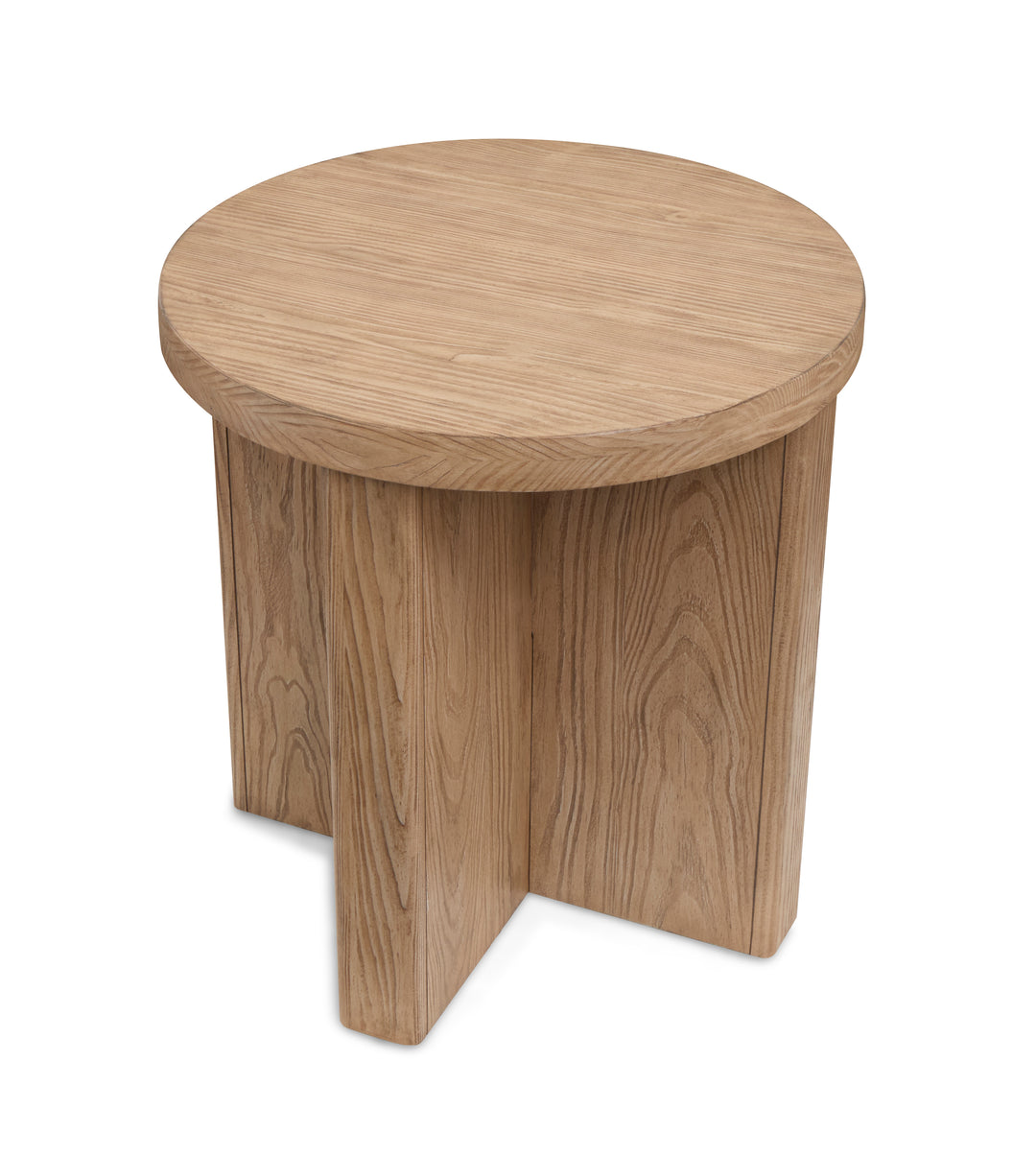 Hayden Golden Oat Round End Table - T6348-05