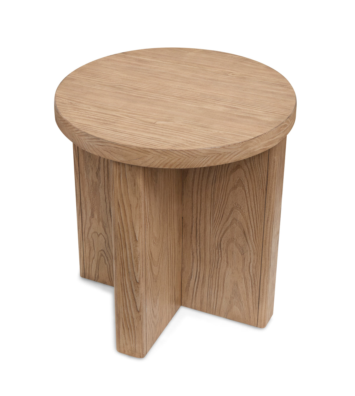 Hayden Golden Oat Round End Table - T6348-05