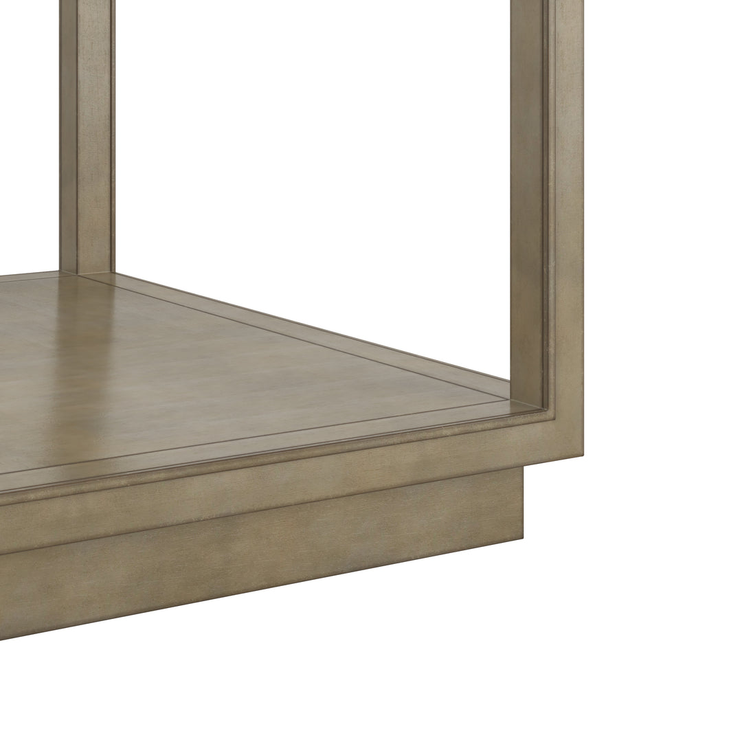 Glaze End Table-Quartz
