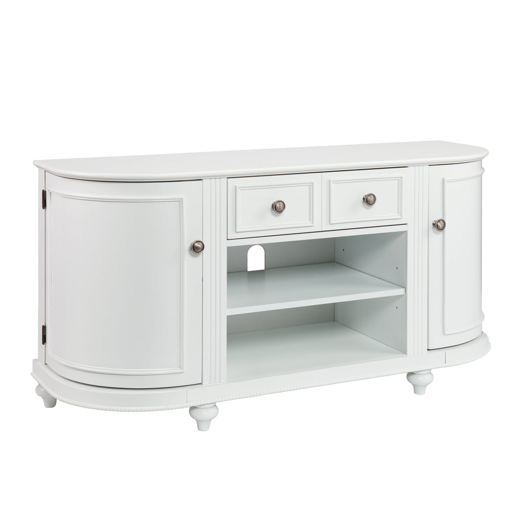 American Home Furniture | SEI Furniture - Dandridge White TV Stand