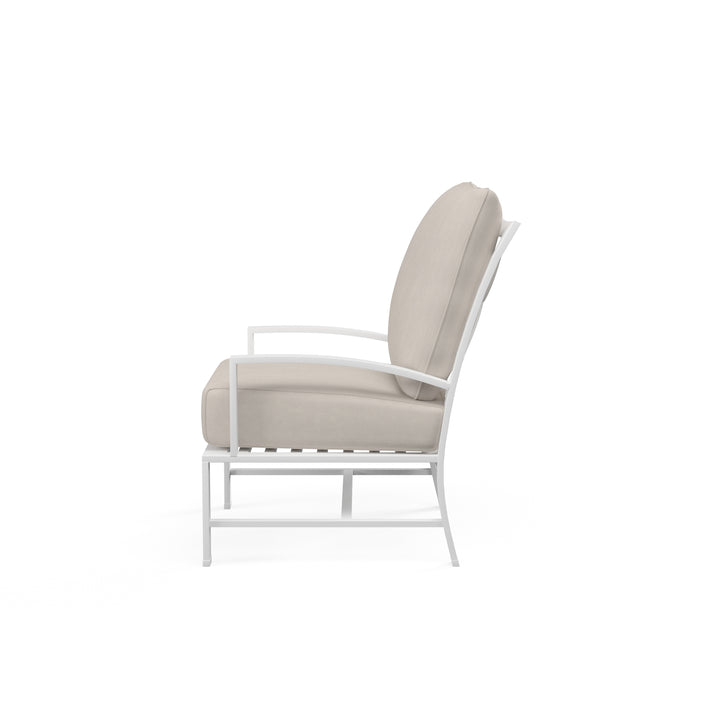 American Home Furniture | Sunset West - Bristol Club Chair Canvas Flax in Canvas Flax w/ Self Welt