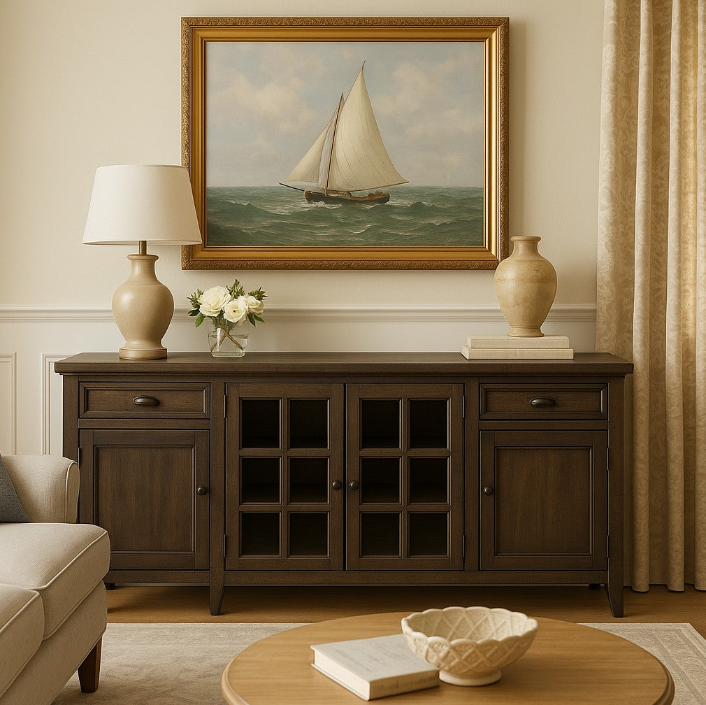 Bay Creek Toasted Nutmeg 80" Console - E4398-08