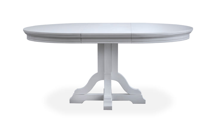 Charleston Harbor Gray Grey Extendable 48" Round Dining Table - D5611-22GY