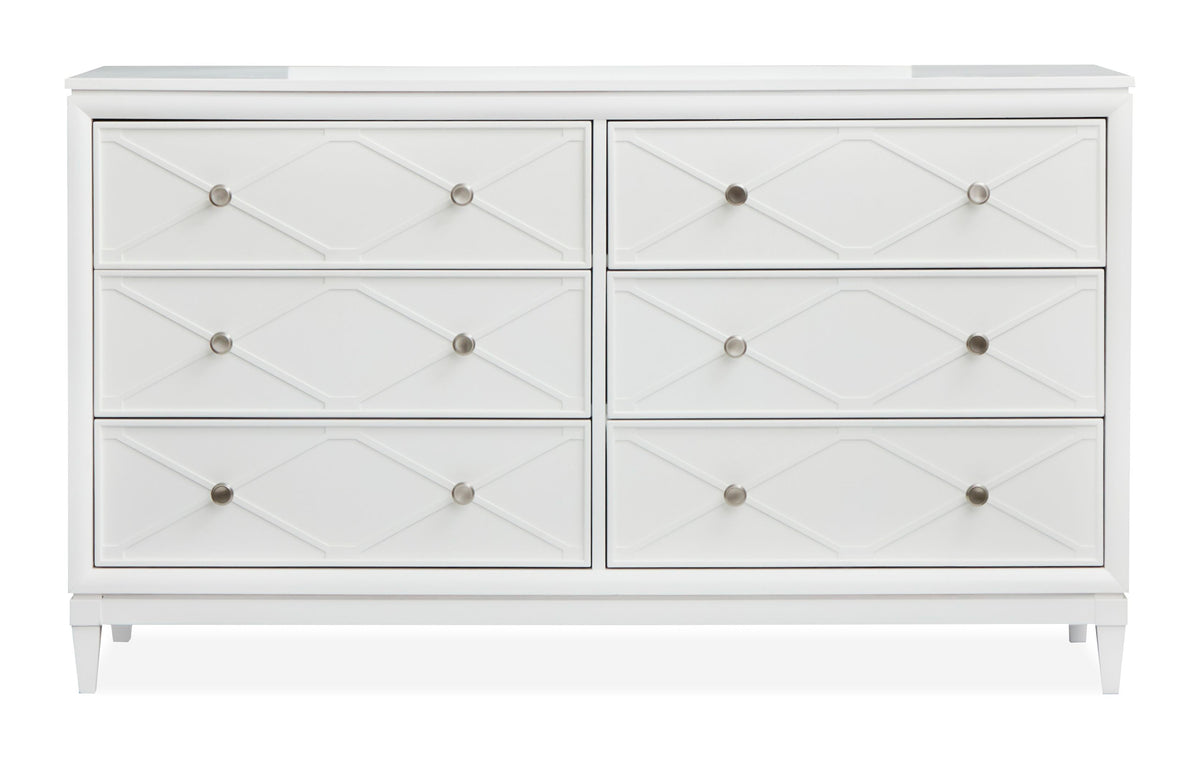 Springhouse Whisper White Double Drawer Dresser - B5993-22