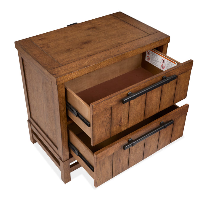 Conway Honey Wheat Drawer Nightstand - B6422-01