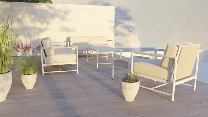 Sabbia Loveseat in Dupione Celeste, No Welt