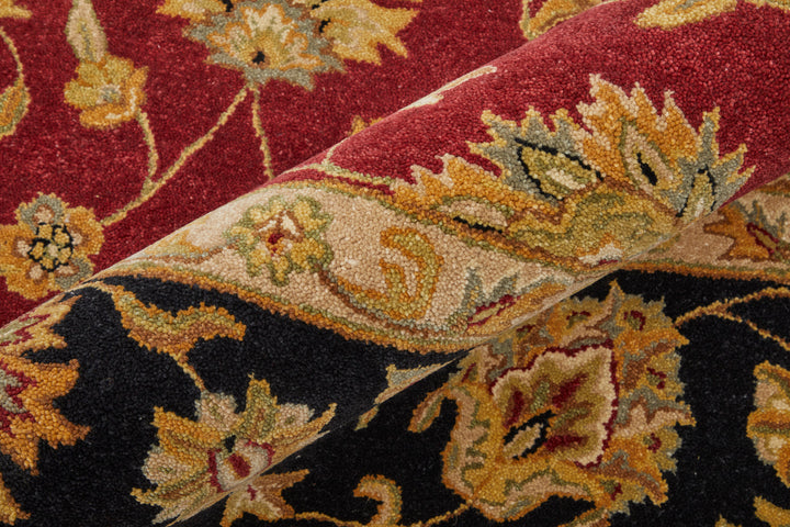 Rectangle/5' x 8'/Red/Black