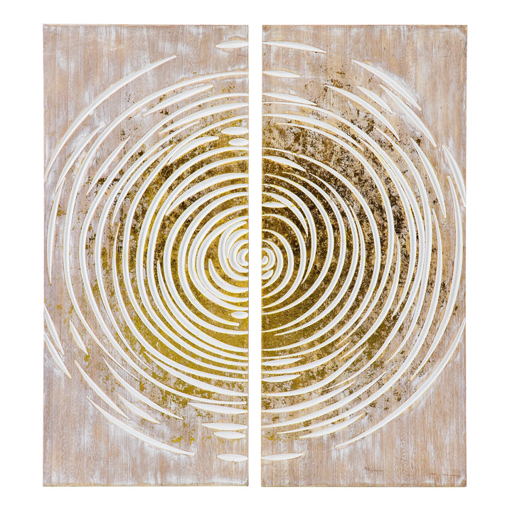 Acanthi Decorative Wall Panels – 2pc Set - AmericanHomeFurniture