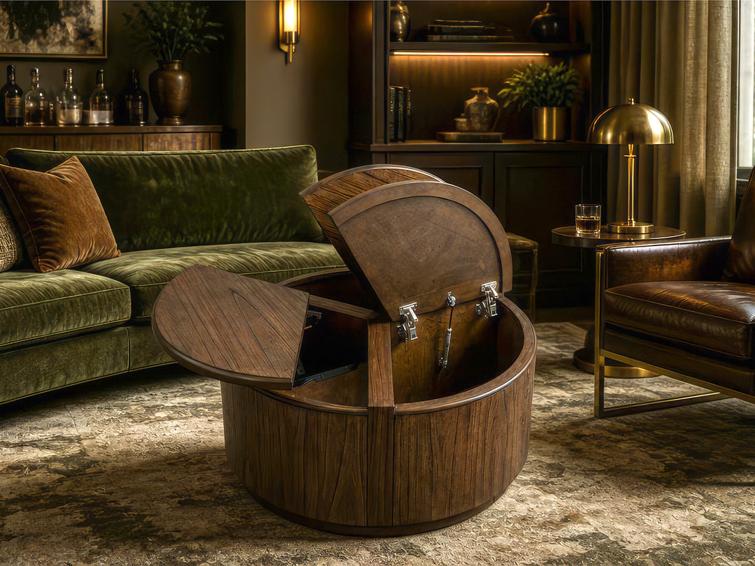 Connolly Brown Lift Top Cocktail Table - T6499-50
