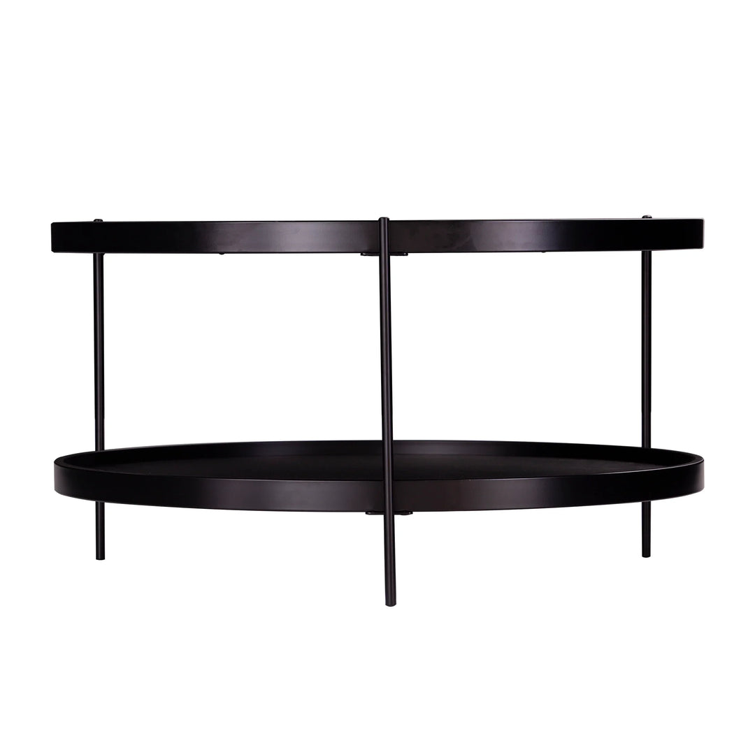 Verlington Round Farmhouse Style Cocktail Table - AmericanHomeFurniture