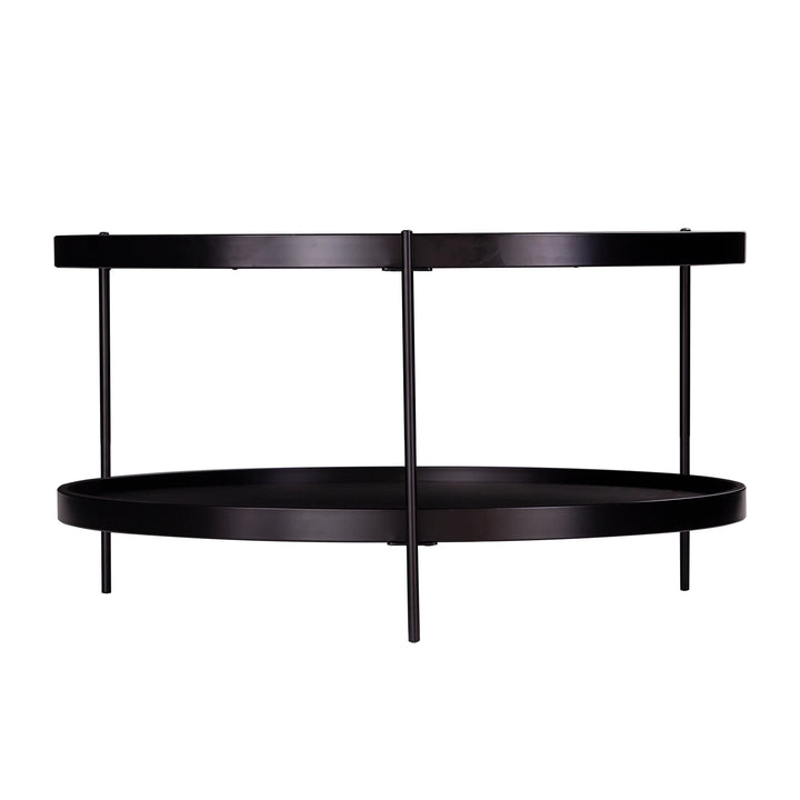 Verlington Round Farmhouse Style Cocktail Table - AmericanHomeFurniture
