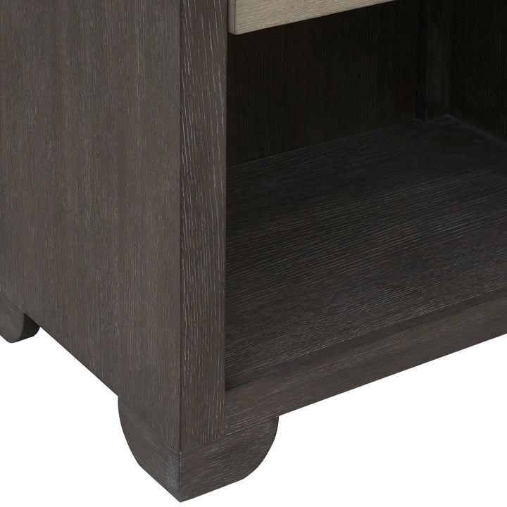 Anderson Park Moose Trail And Frontier Brown Open Nightstand - P402141