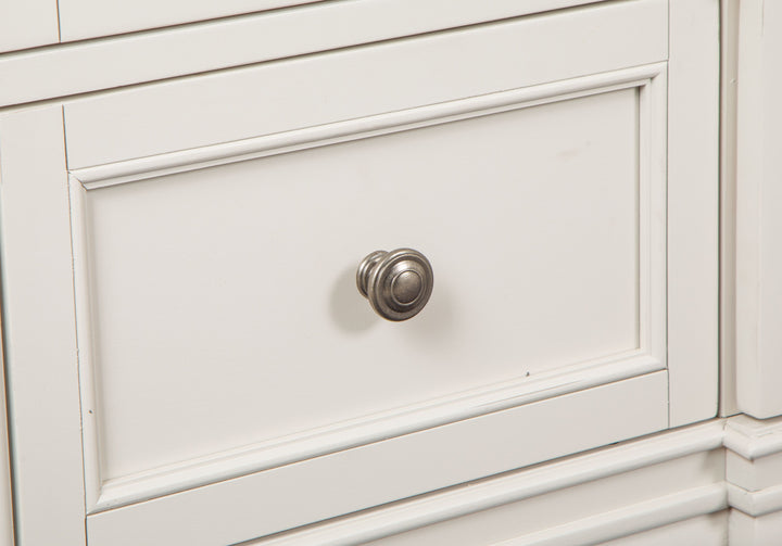 Willowbrook Egg Shell White Drawer Dresser With Landscape Mirror - B5324-2040