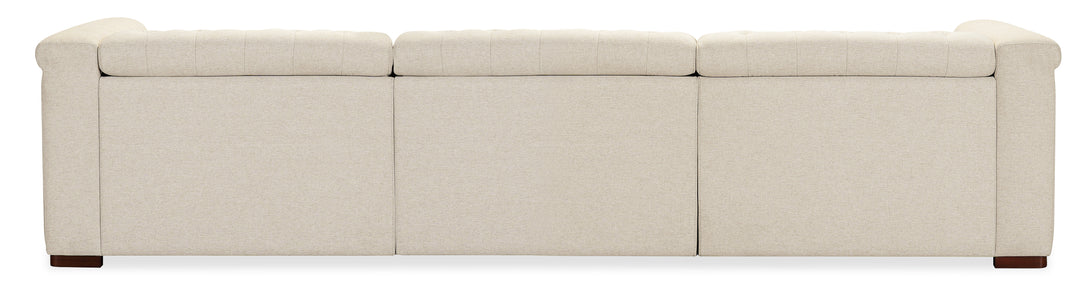 43.00"D x 126.00"W x 28.75"H/Beige