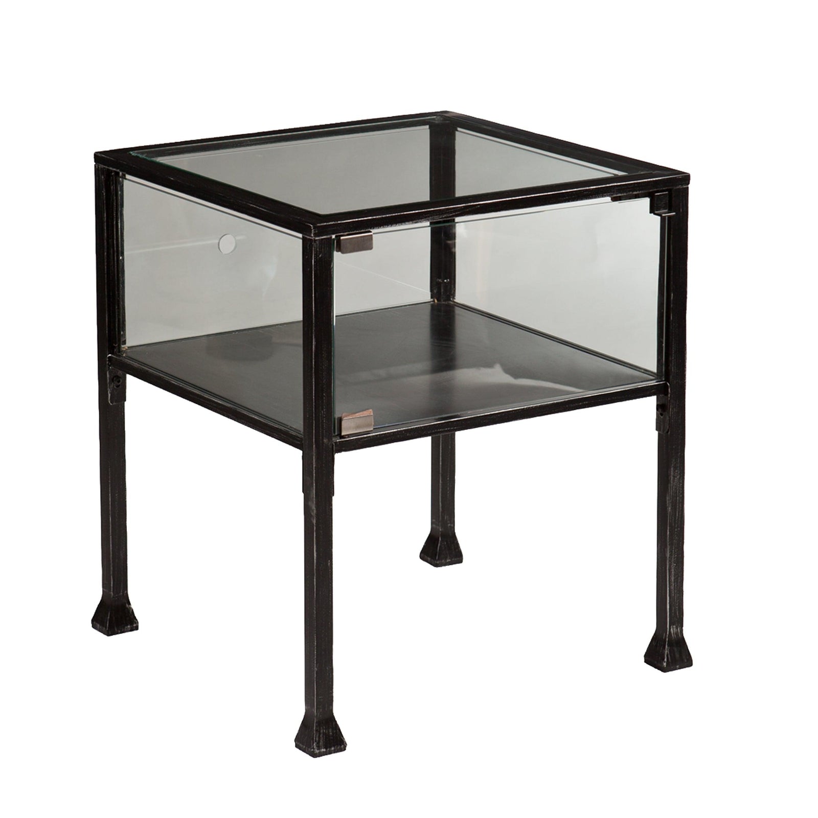 SEI Furniture Terrarium Display End Table ACCENT TABLES