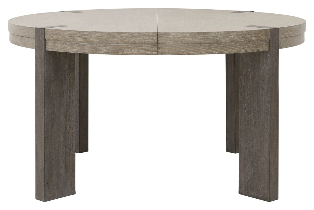 Anderson Park Moose Trail And Frontier Brown Round Dining Table - P402230